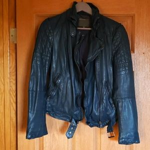 Iconic Muubaa Quilted Biker Jacket